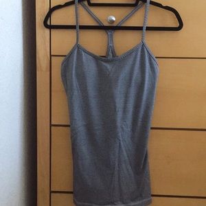 Lululemon striped power Y tank
